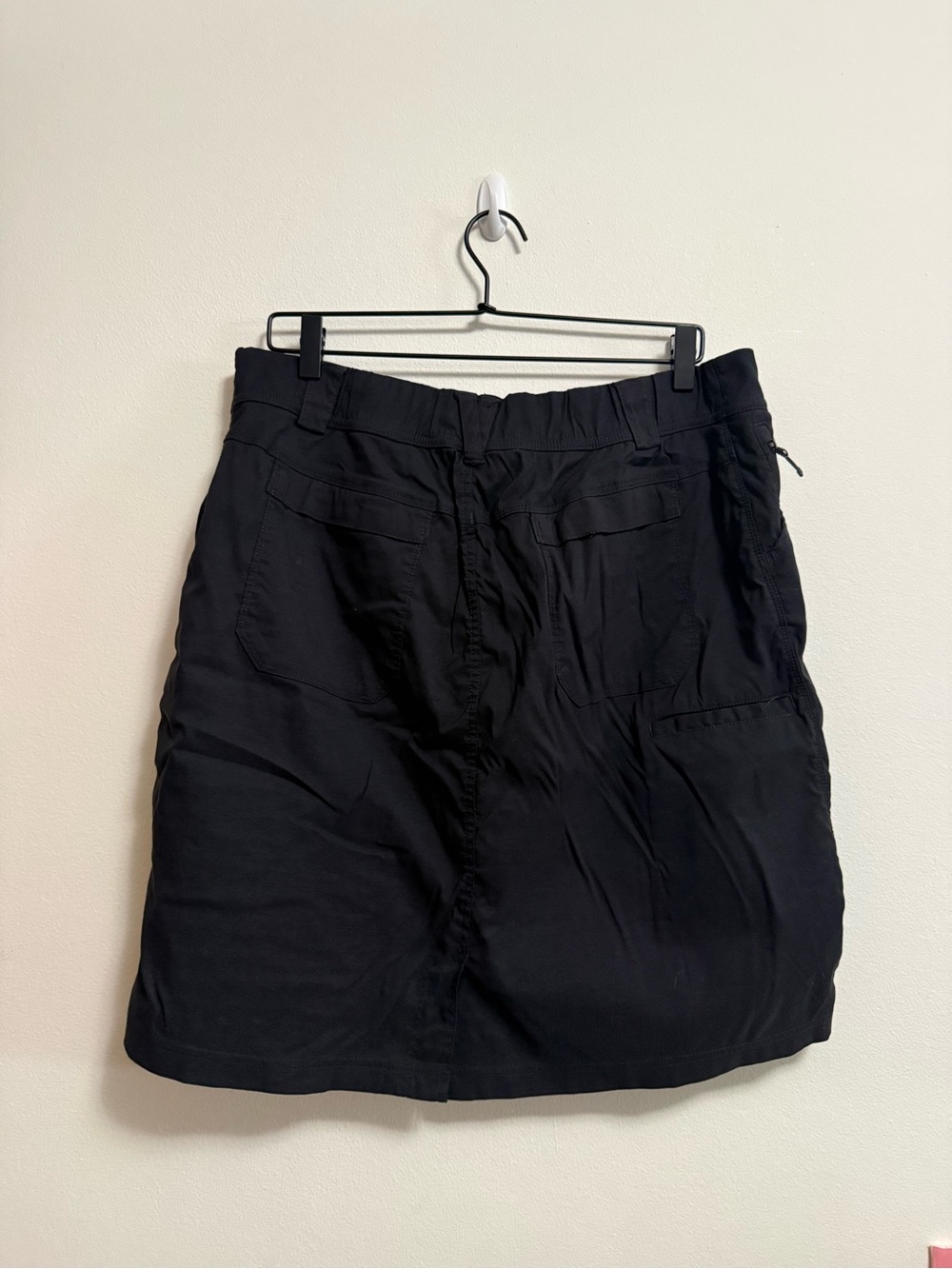 Duluth Trading Co Black Elastic-Waist Utility Skirt - Picture 4 of 4